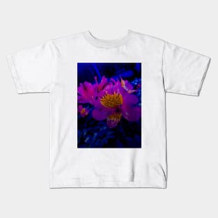 Fluorescent Flower Kids T-Shirt